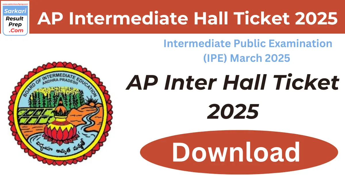 AP Intermediate Hall Ticket 2025